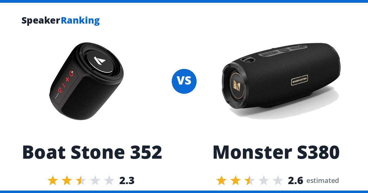 Boat Stone 352 vs Monster S380