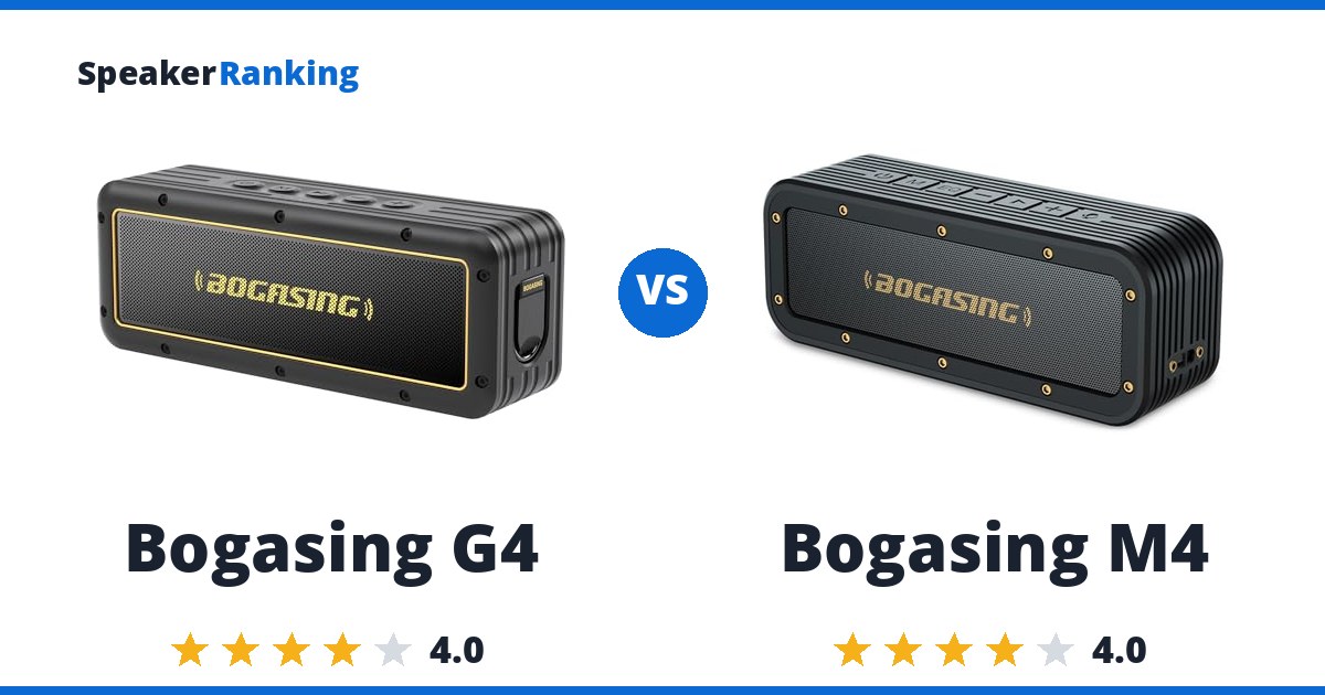 Bogasing G4 vs Bogasing M4