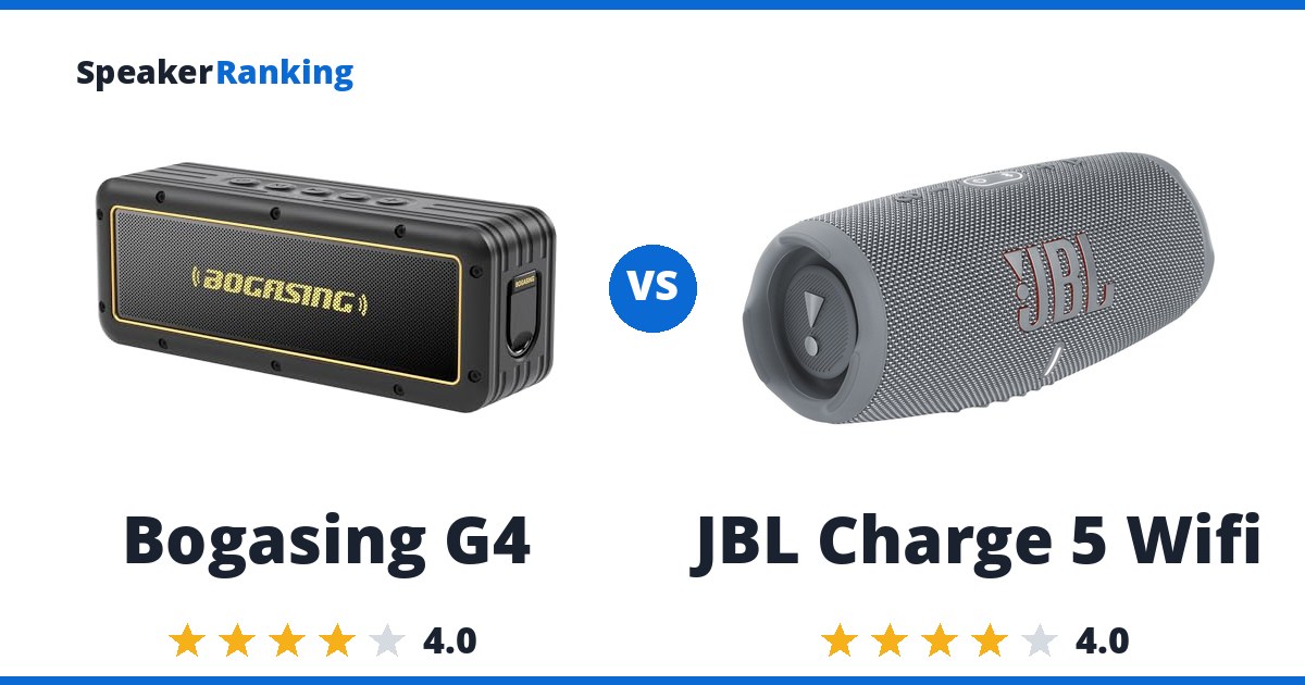 Bogasing G4 vs JBL Charge 5 Wifi