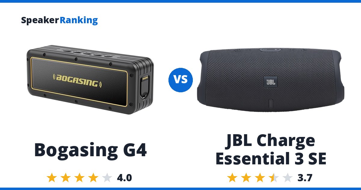 Bogasing G4 vs JBL Charge Essential 3 SE