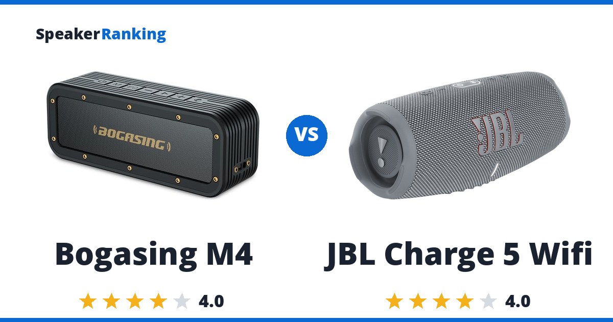 Bogasing M4 vs JBL Charge 5 Wifi