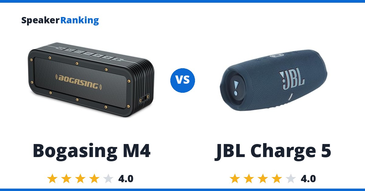 Bogasing M4 vs JBL Charge 5