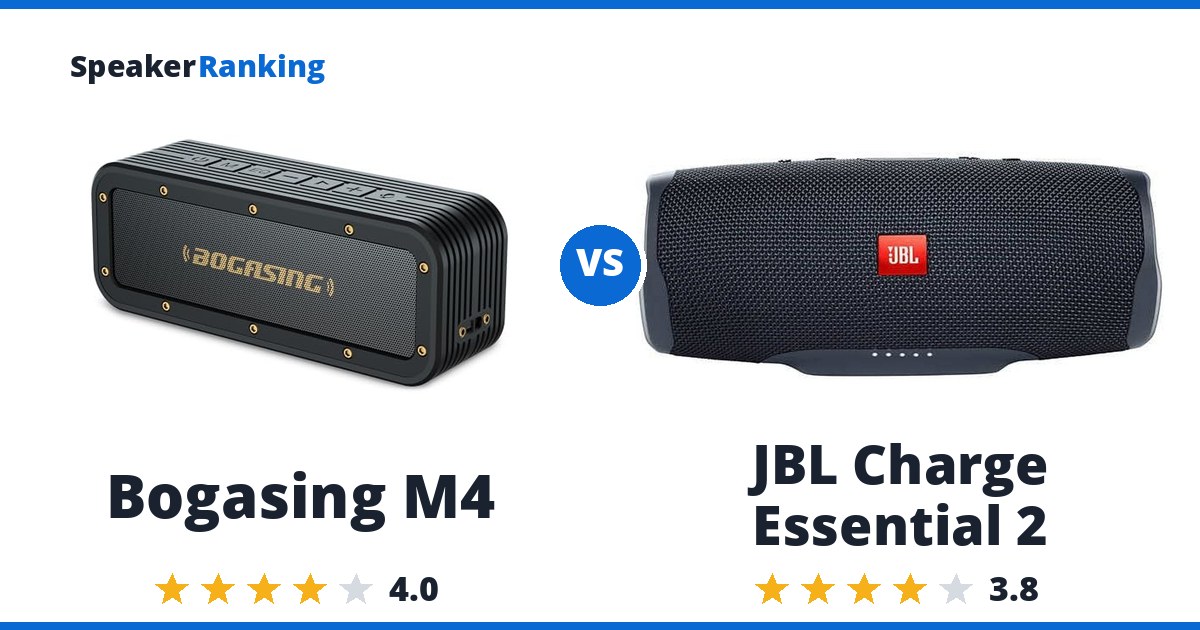 Bogasing M4 vs JBL Charge Essential 2