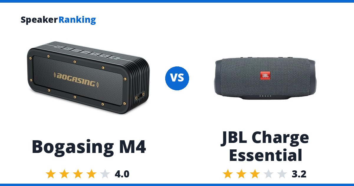 Bogasing M4 vs JBL Charge Essential