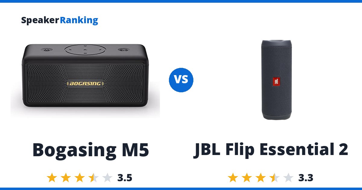 Bogasing M5 vs JBL Flip Essential 2