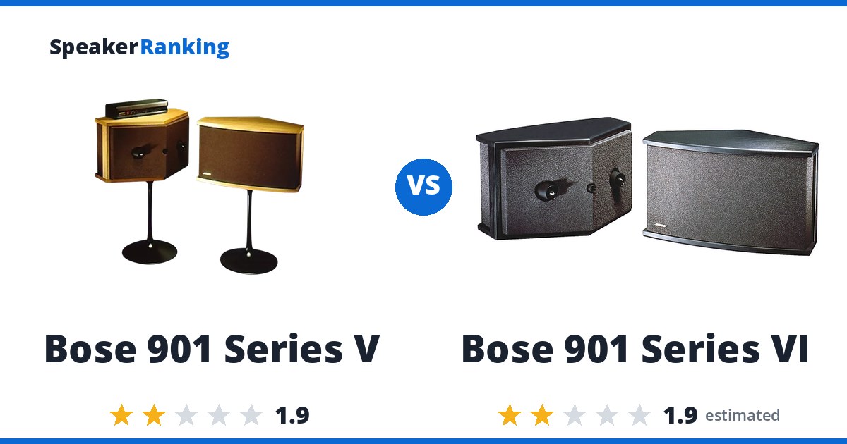Bose 901 Series V vs Bose 901 Series VI