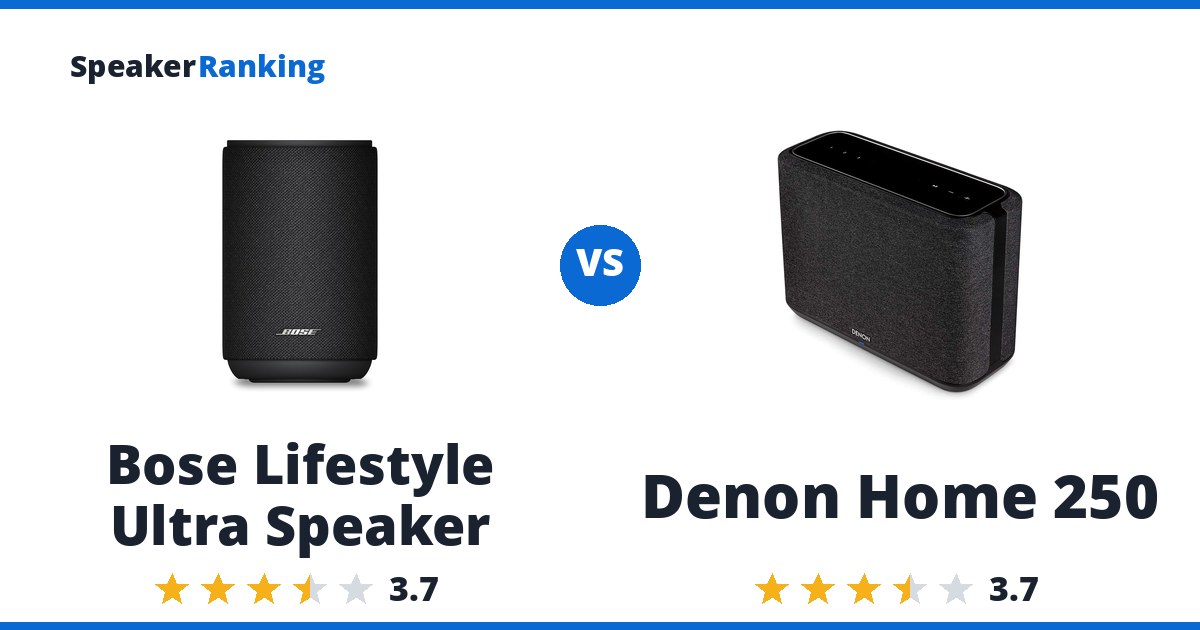 Bose Lifestyle Ultra Speaker vs Denon Home 250