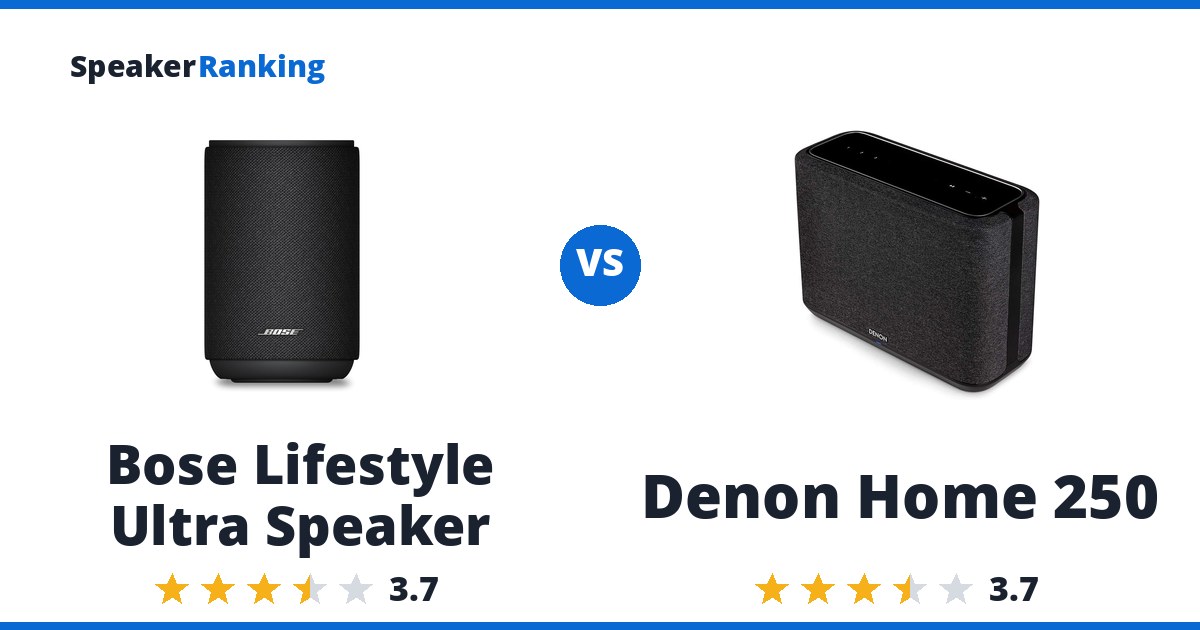 Bose Lifestyle Ultra Speaker vs Denon Home 250