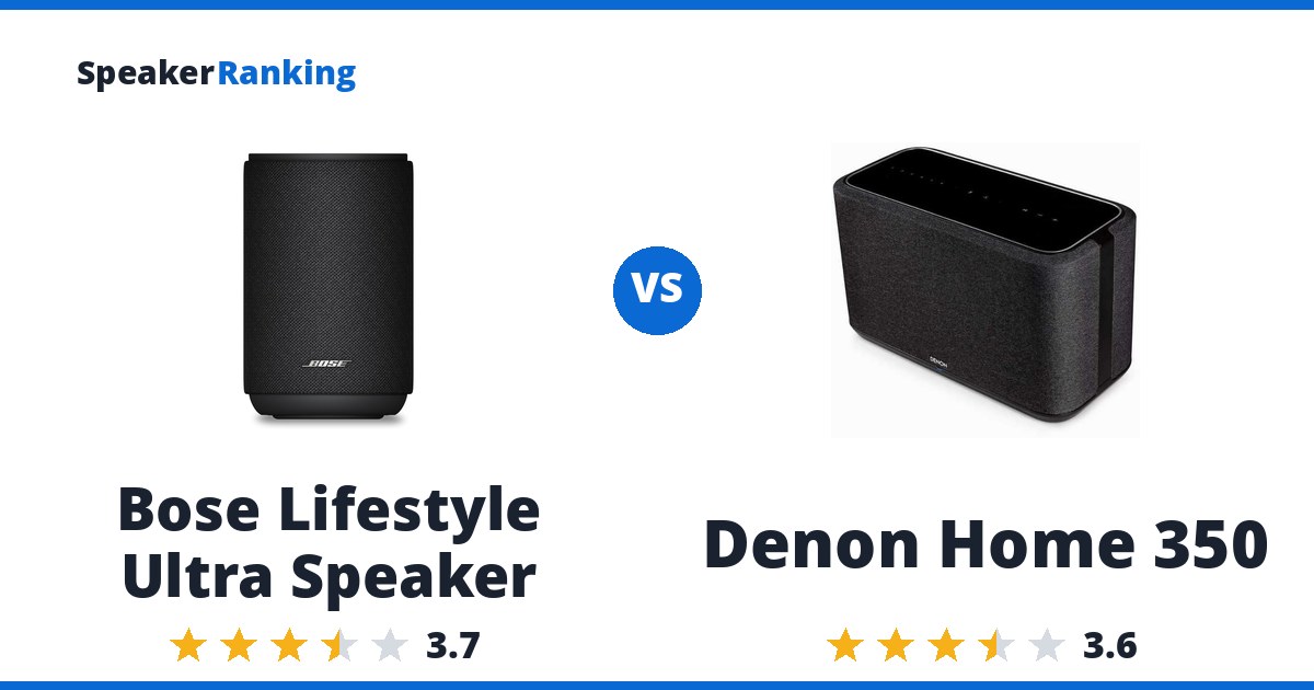 Bose Lifestyle Ultra Speaker vs Denon Home 350