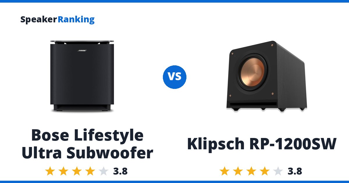 Bose Lifestyle Ultra Subwoofer vs Klipsch RP-1200SW