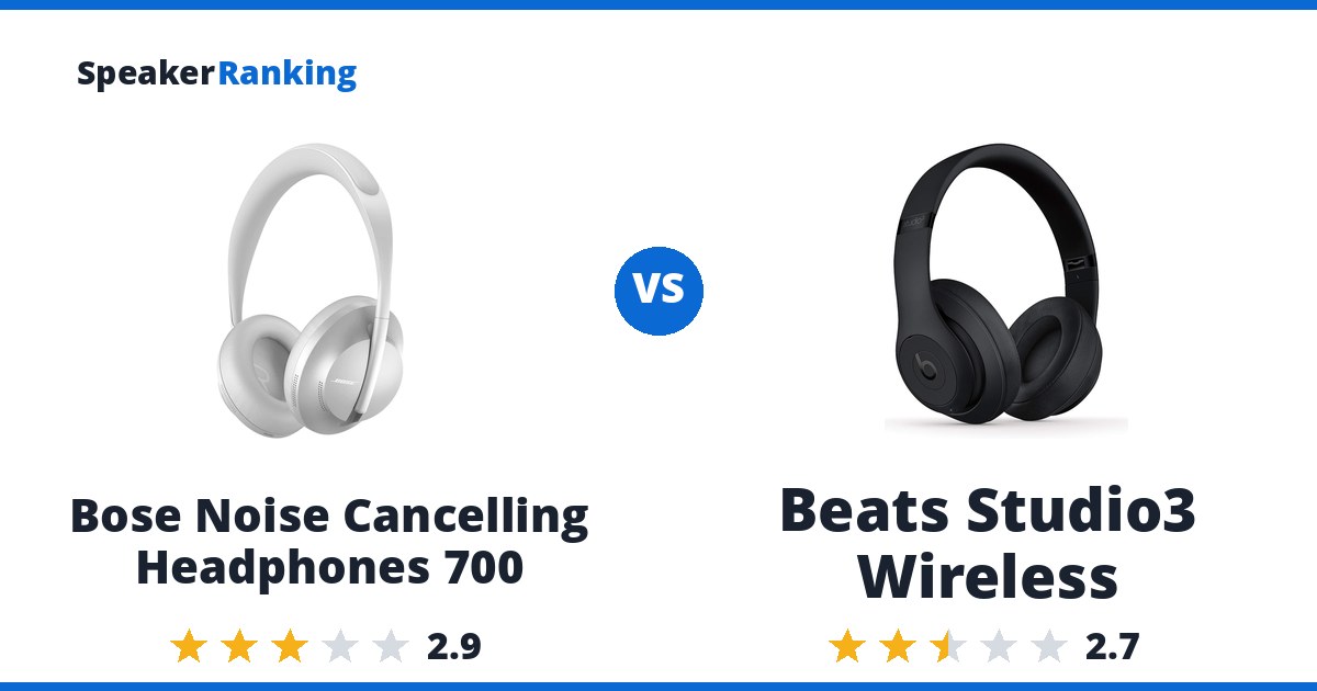 Bose Noise Cancelling Headphones 700 vs Beats Studio3 Wireless