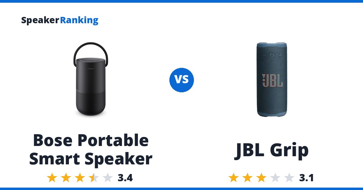 Bose Portable Smart Speaker vs JBL Grip