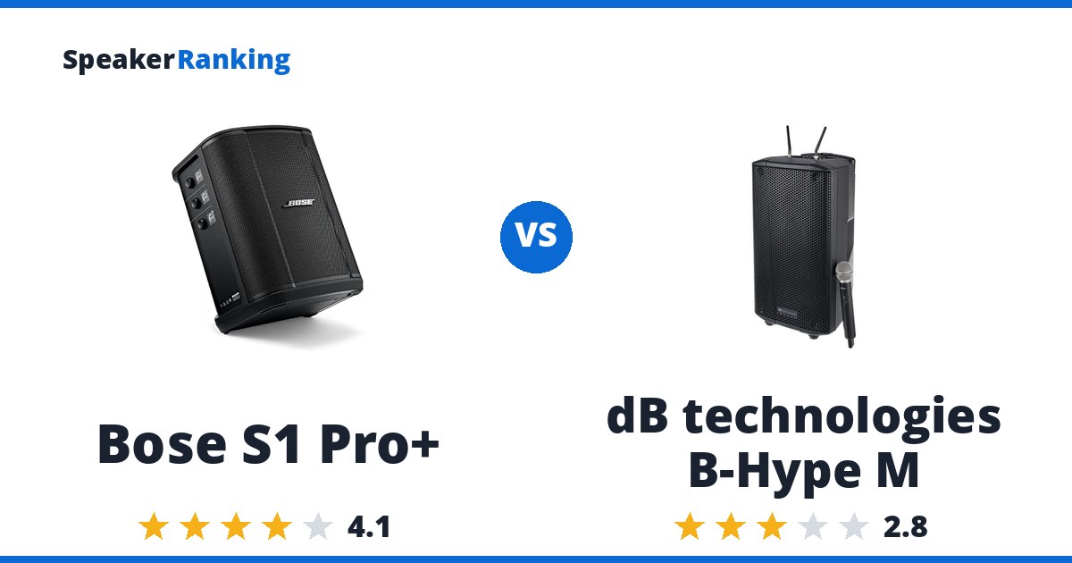 Bose S1 Pro+ vs dB technologies B-Hype M