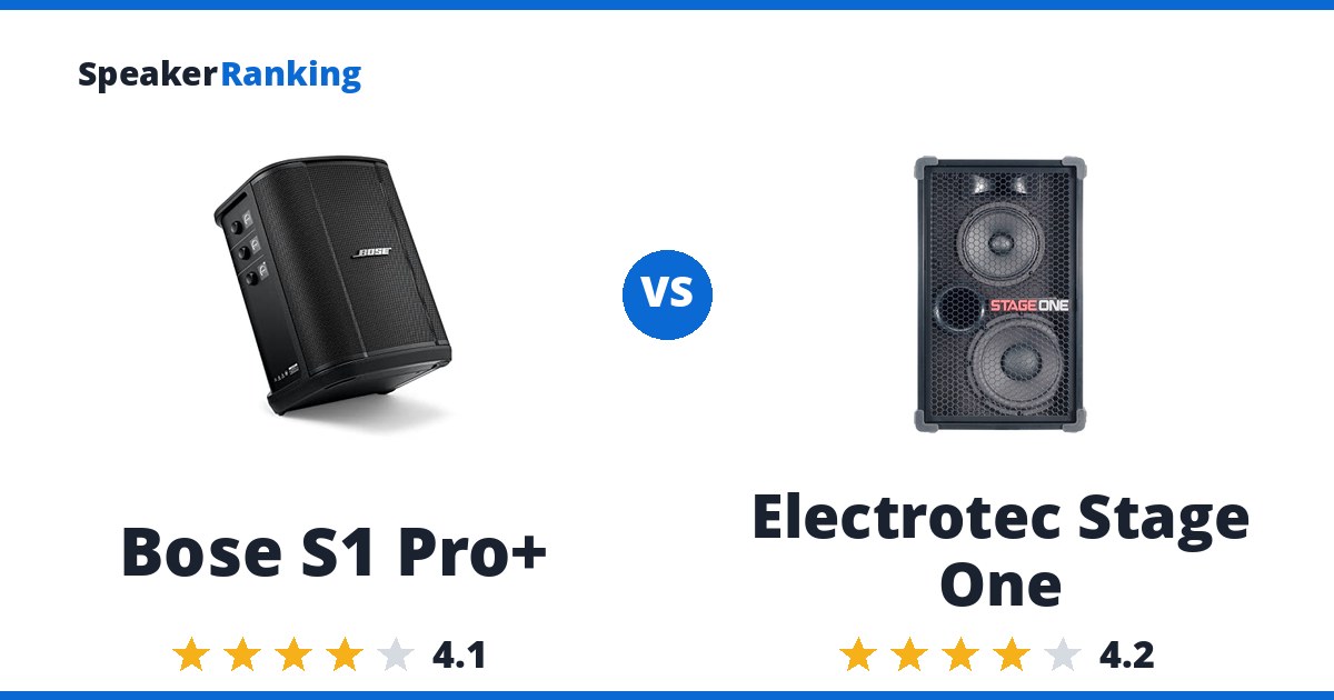 Bose S1 Pro+ vs Electrotec Stage One