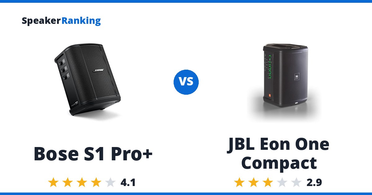 Bose S1 Pro+ vs JBL Eon One Compact