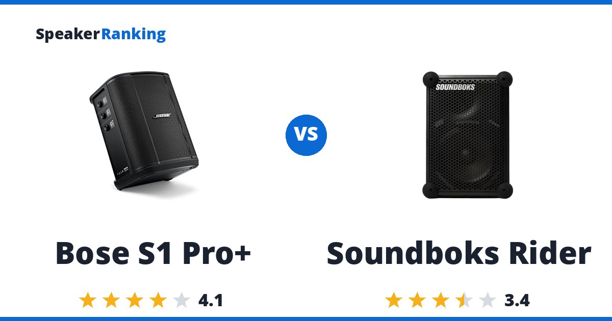 Bose S1 Pro+ vs Soundboks Rider