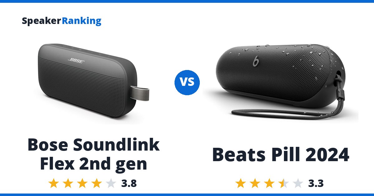 Bose Soundlink Flex 2nd gen vs Beats Pill 2024