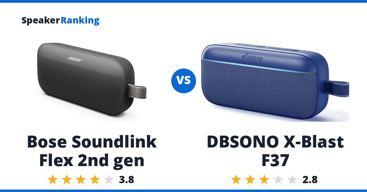 Bose Soundlink Flex 2nd gen vs DBSONO X-Blast F37