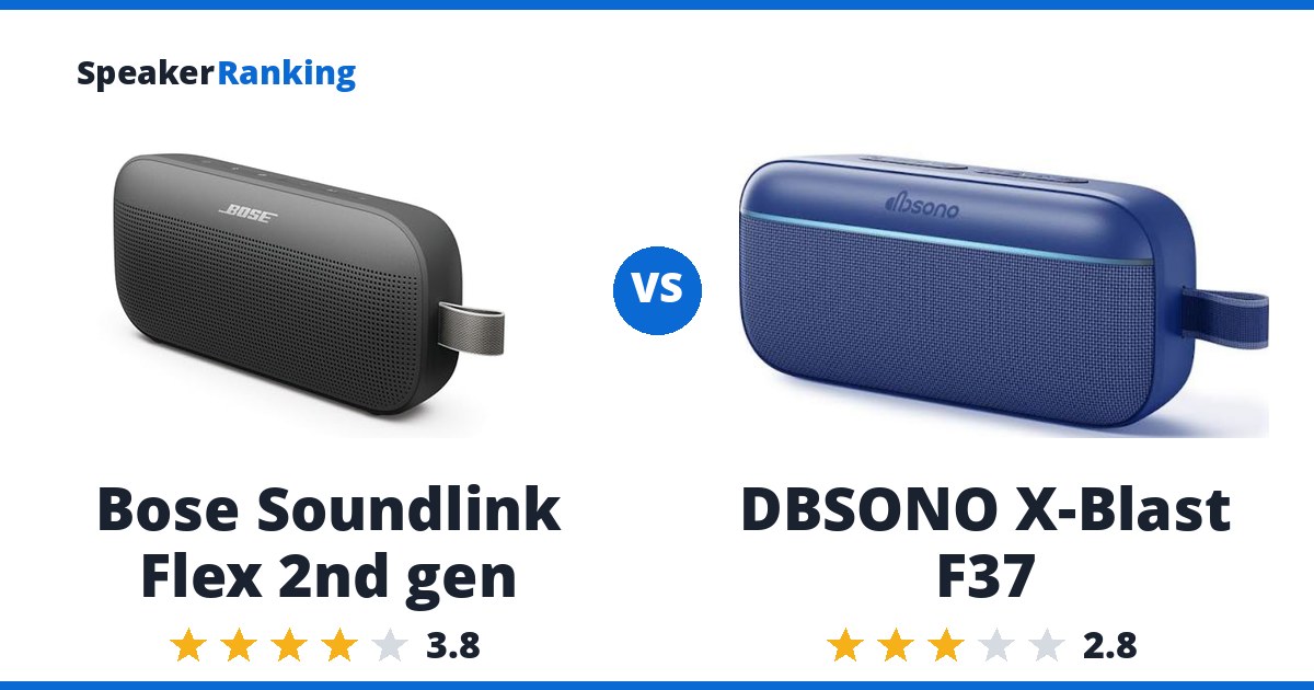 Bose Soundlink Flex 2nd gen vs DBSONO X-Blast F37