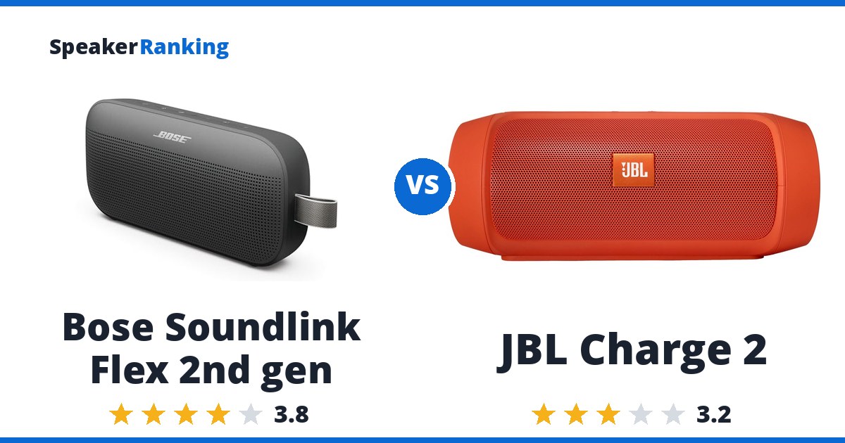 Bose Soundlink Flex 2nd gen vs JBL Charge 2