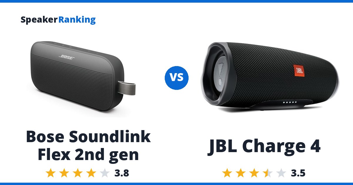 Bose Soundlink Flex 2nd gen vs JBL Charge 4