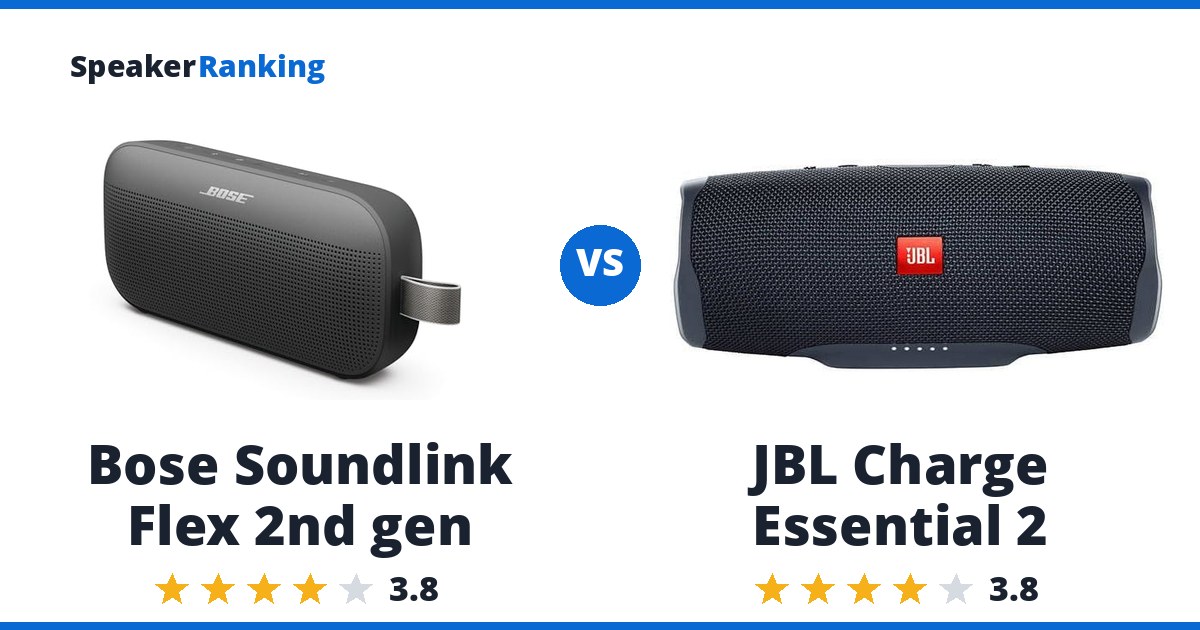 Bose Soundlink Flex 2nd gen vs JBL Charge Essential 2