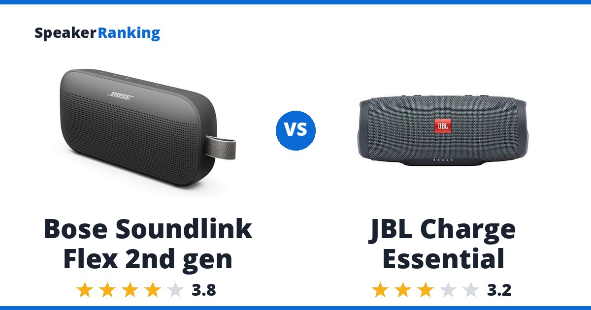 Bose Soundlink Flex 2nd gen vs JBL Charge Essential