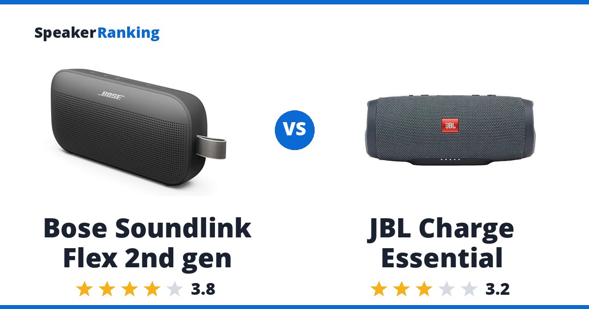 Bose Soundlink Flex 2nd gen vs JBL Charge Essential