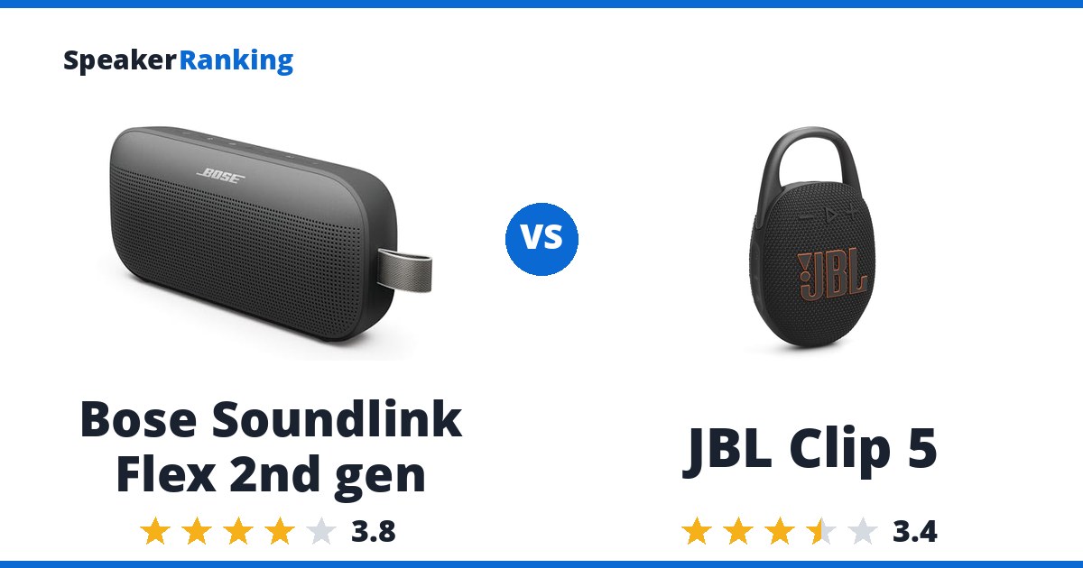 Bose Soundlink Flex 2nd gen vs JBL Clip 5