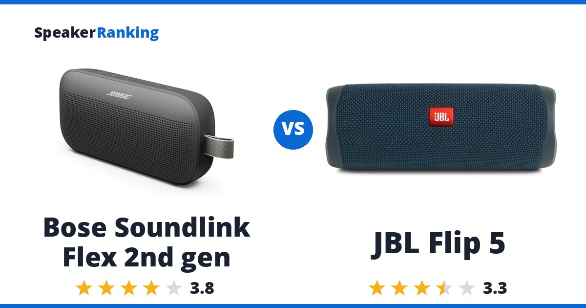 Bose Soundlink Flex 2nd gen vs JBL Flip 5