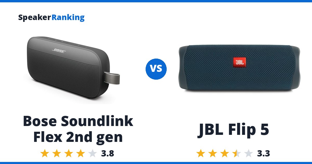 Bose Soundlink Flex 2nd gen vs JBL Flip 5