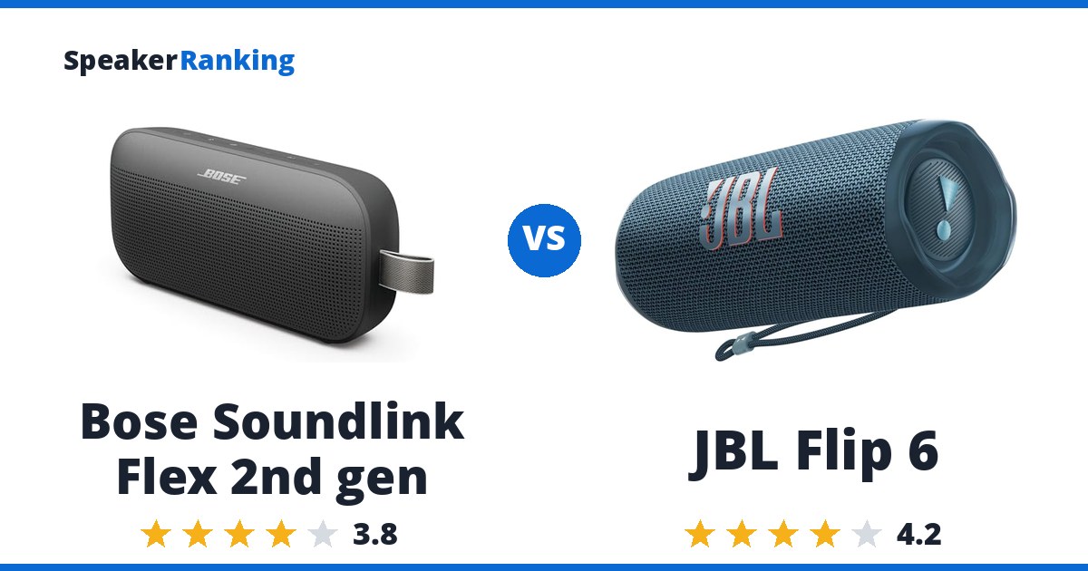 Bose Soundlink Flex 2nd gen vs JBL Flip 6