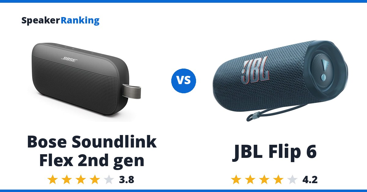 Bose Soundlink Flex 2nd gen vs JBL Flip 6