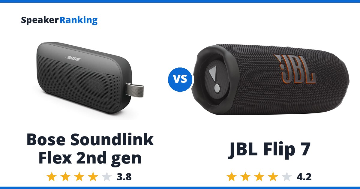 Bose Soundlink Flex 2nd gen vs JBL Flip 7