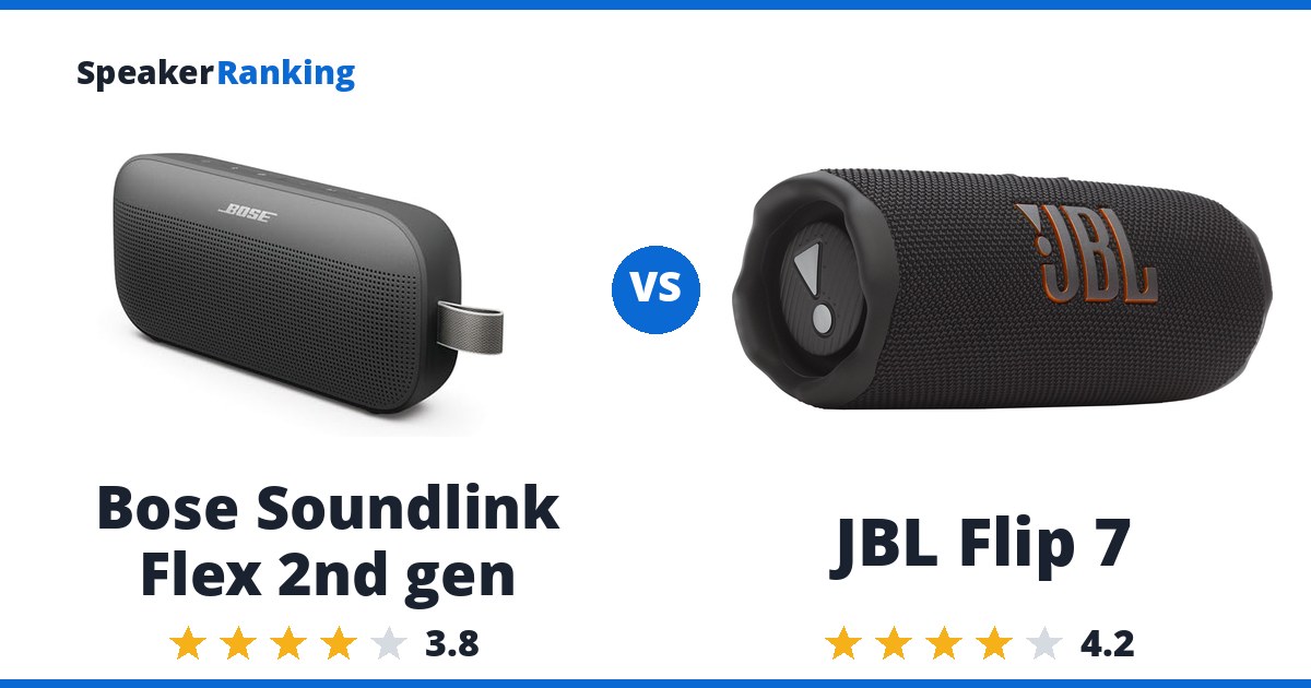Bose Soundlink Flex 2nd gen vs JBL Flip 7