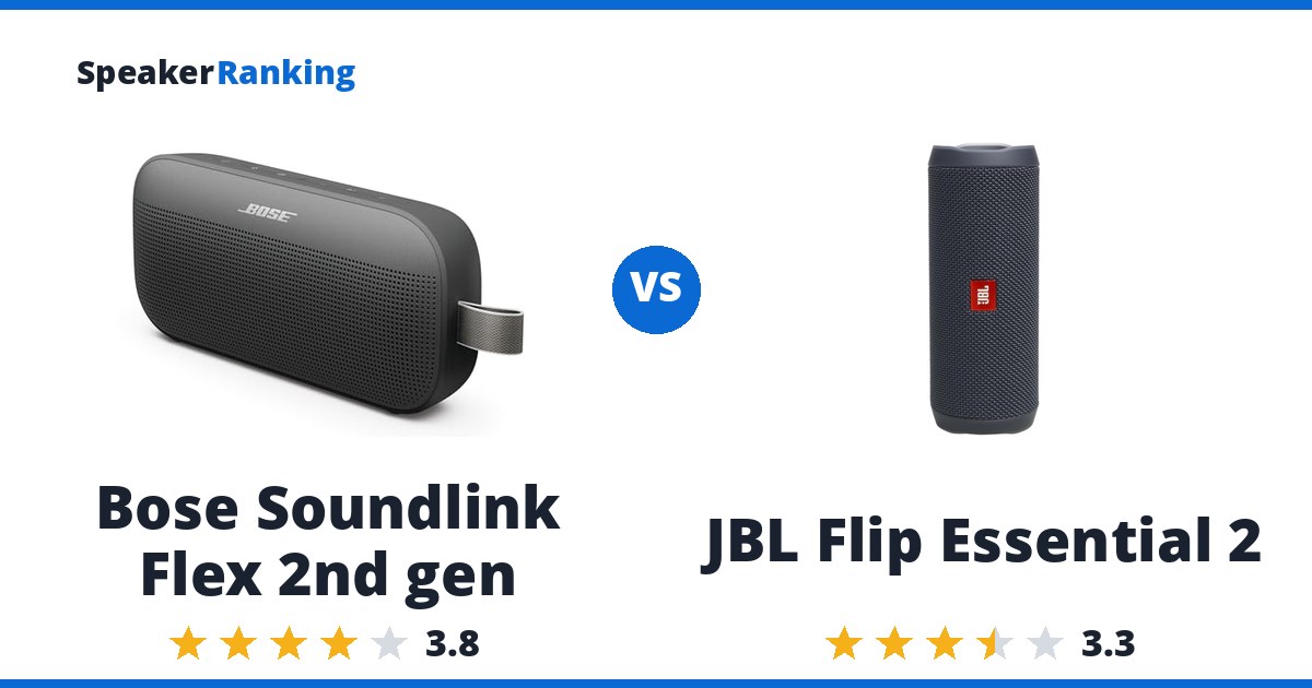 Bose Soundlink Flex 2nd gen vs JBL Flip Essential 2