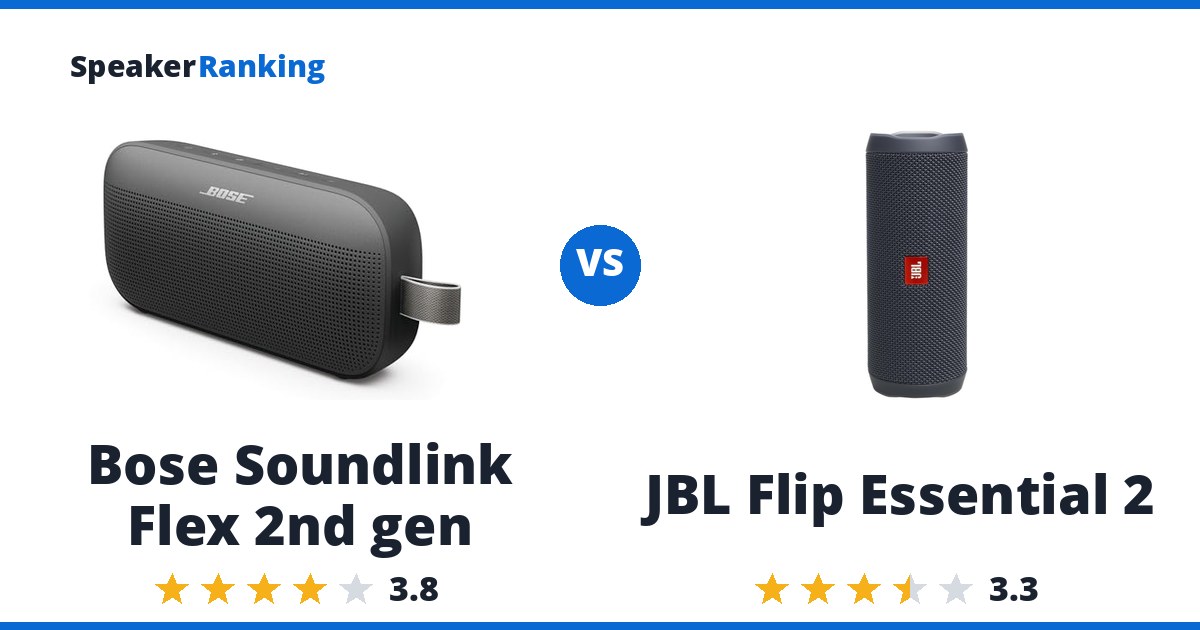 Bose Soundlink Flex 2nd gen vs JBL Flip Essential 2