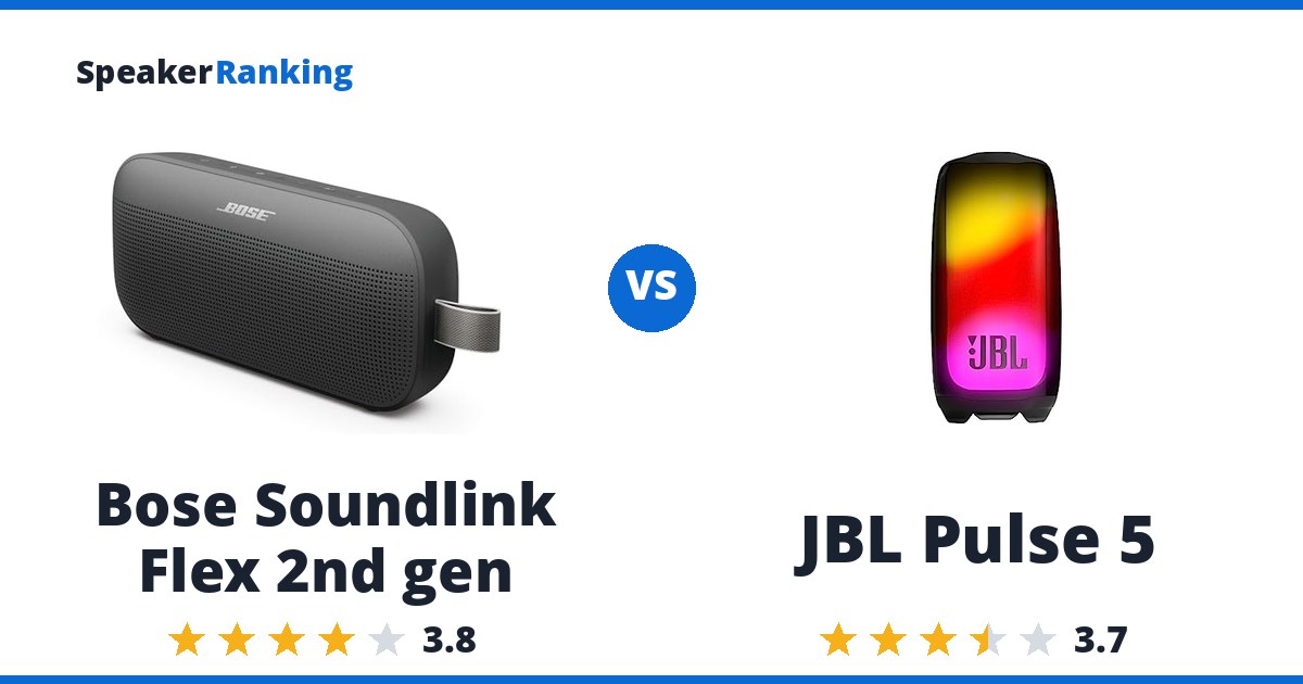 Bose Soundlink Flex 2nd gen vs JBL Pulse 5