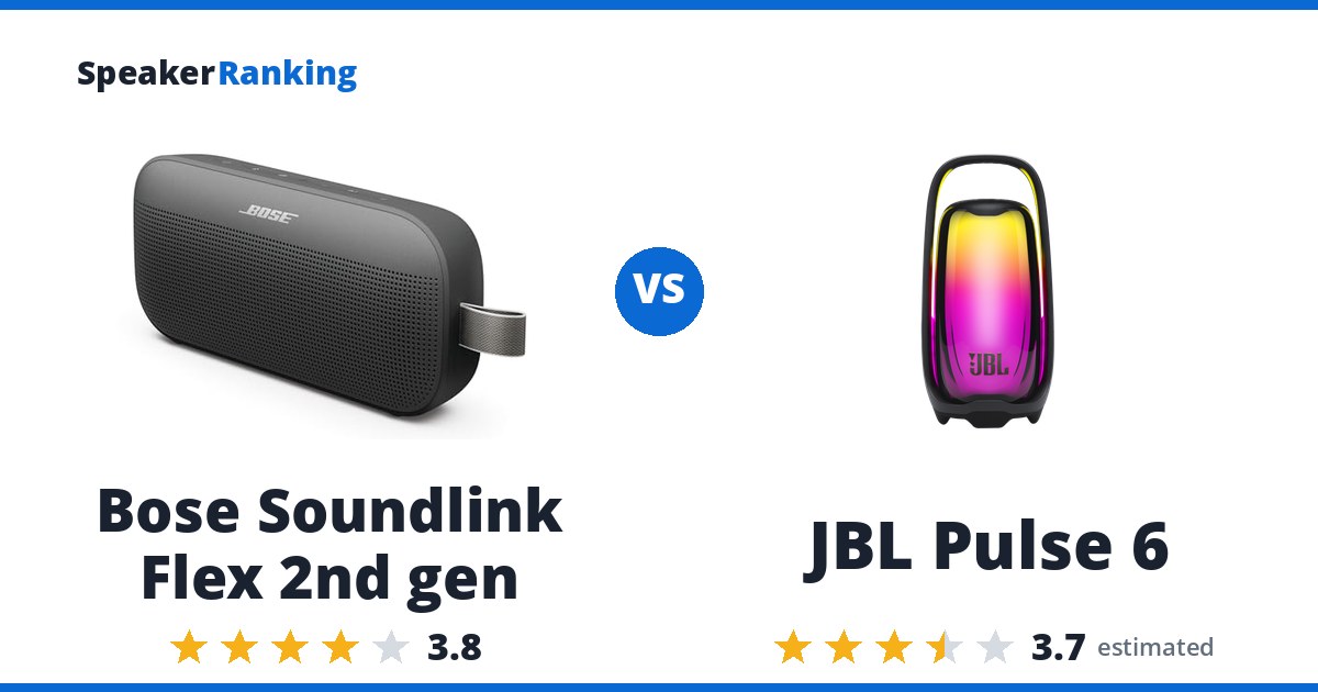 Bose Soundlink Flex 2nd gen vs JBL Pulse 6