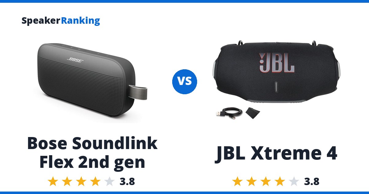 Bose Soundlink Flex 2nd gen vs JBL Xtreme 4