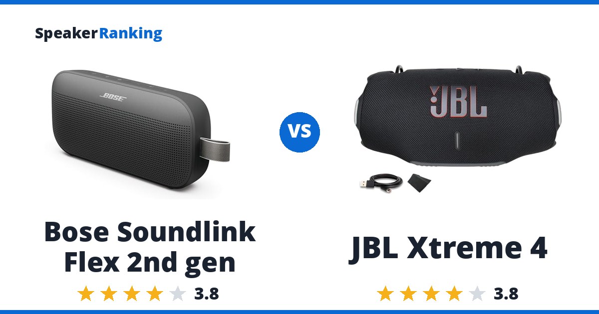 Bose Soundlink Flex 2nd gen vs JBL Xtreme 4