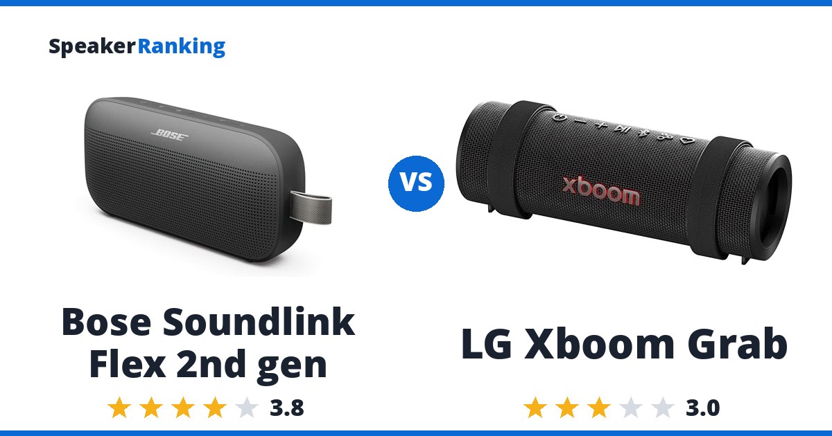 Bose Soundlink Flex 2nd gen vs LG Xboom Grab