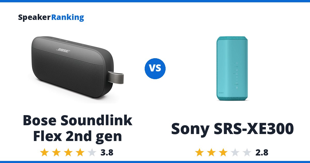 Bose Soundlink Flex 2nd gen vs Sony SRS-XE300
