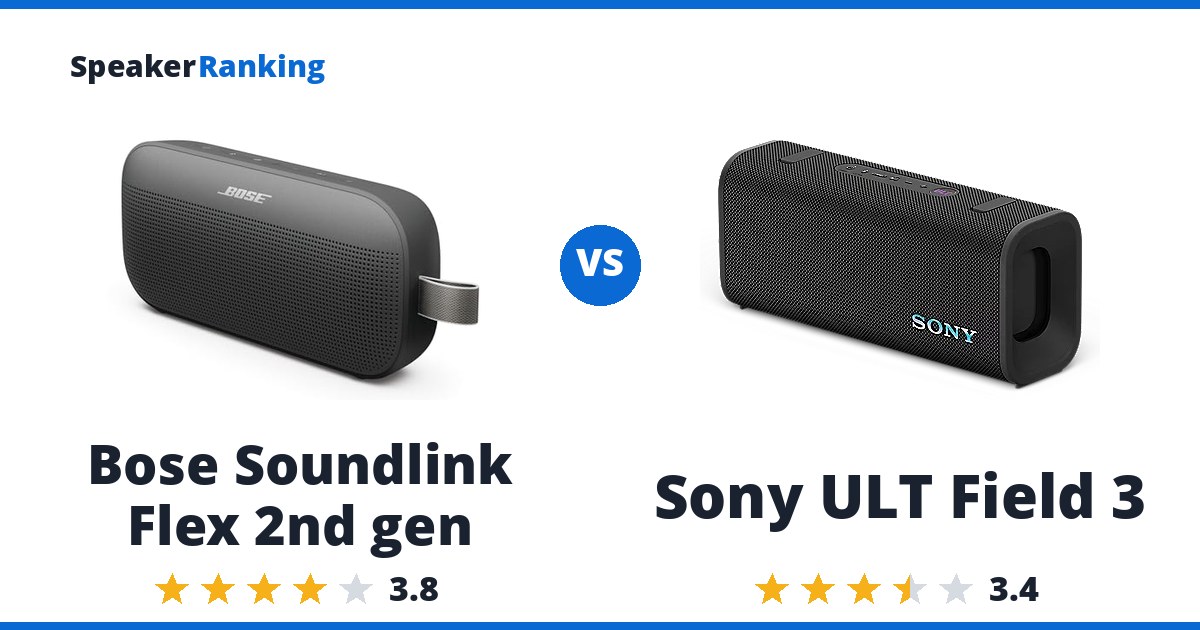Bose Soundlink Flex 2nd gen vs Sony ULT Field 3