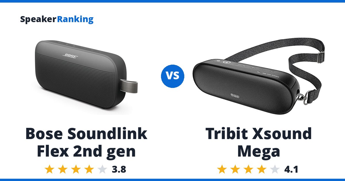 Bose Soundlink Flex 2nd gen vs Tribit Xsound Mega