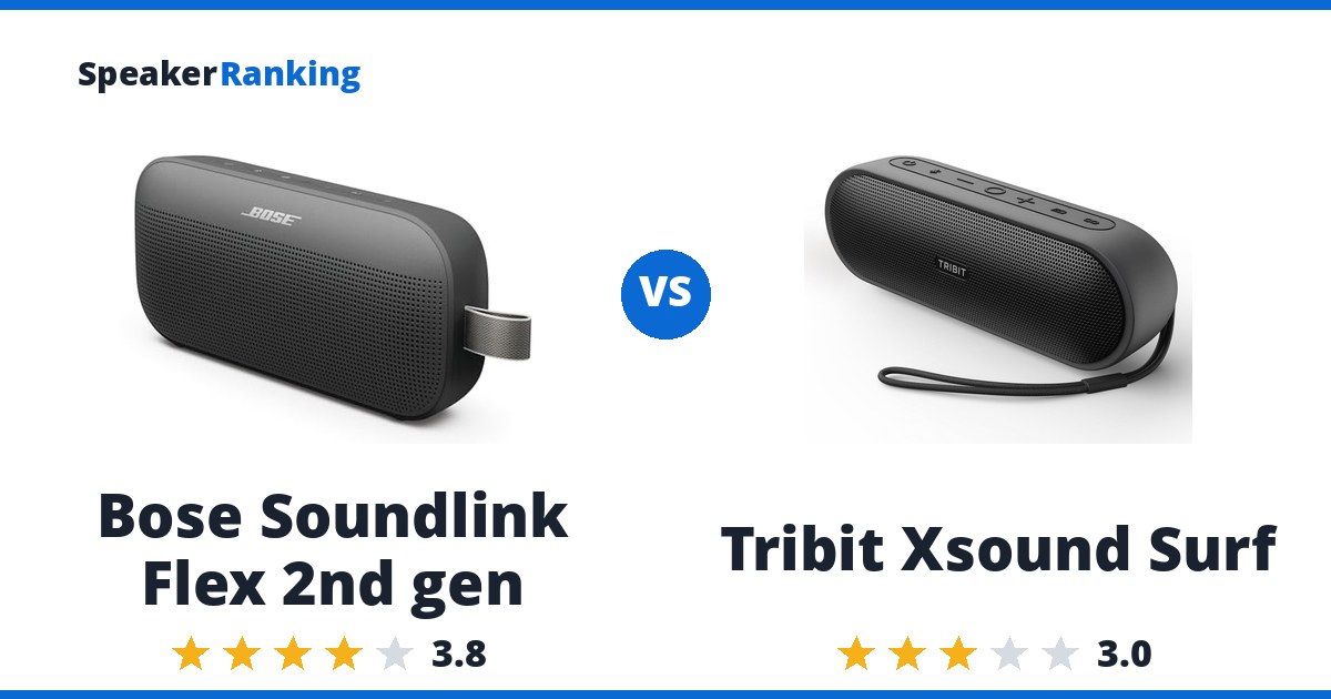 Bose Soundlink Flex 2nd gen vs Tribit Xsound Surf