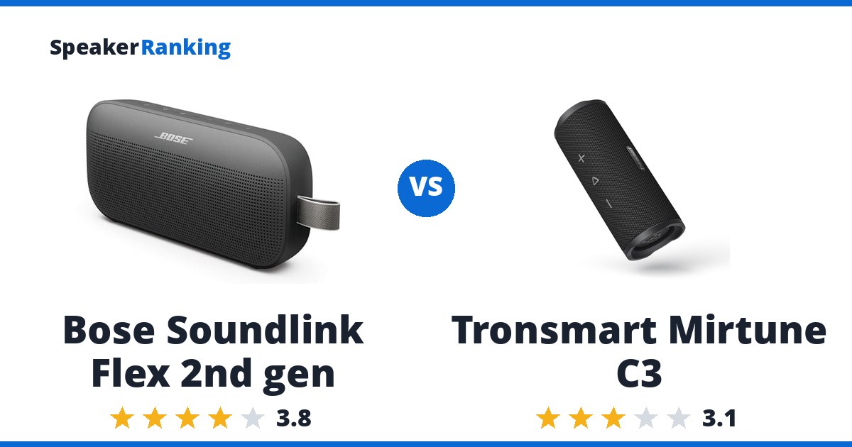 Bose Soundlink Flex 2nd gen vs Tronsmart Mirtune C3