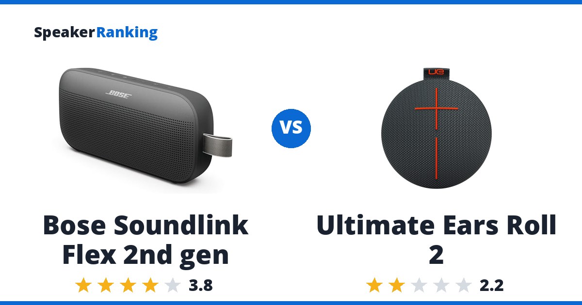 Bose Soundlink Flex 2nd gen vs Ultimate Ears Roll 2