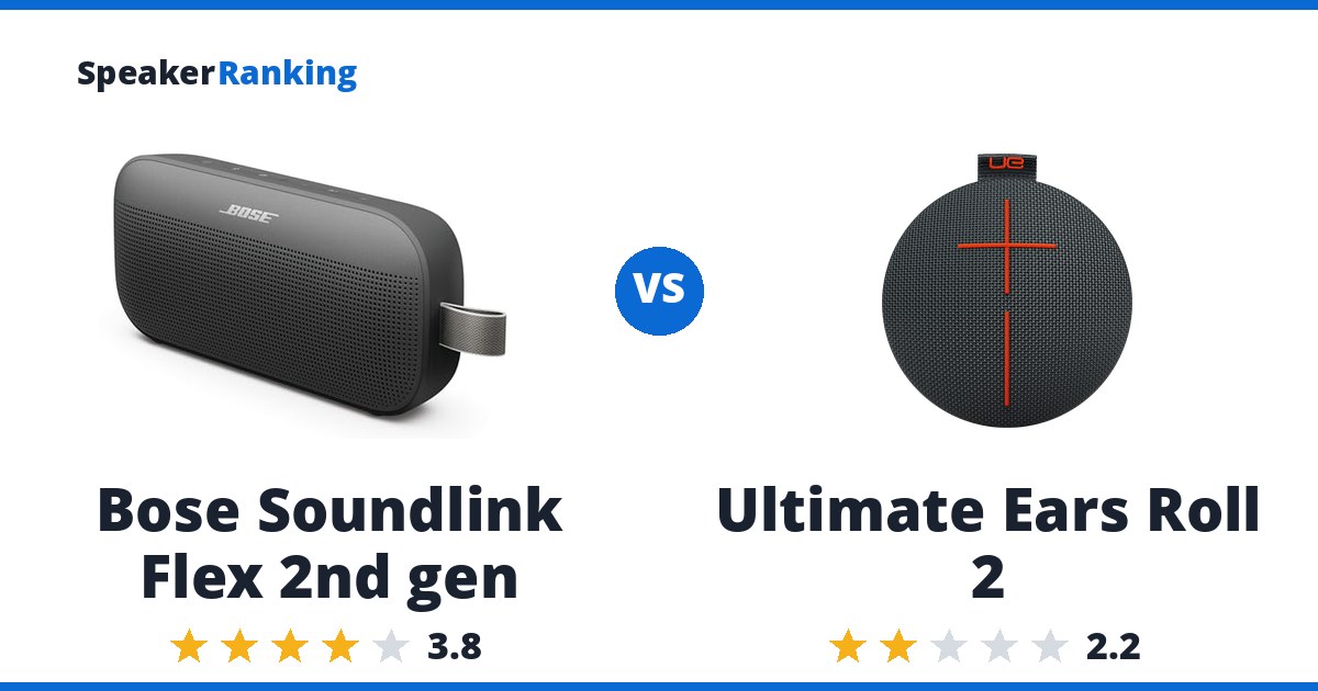 Bose Soundlink Flex 2nd gen vs Ultimate Ears Roll 2