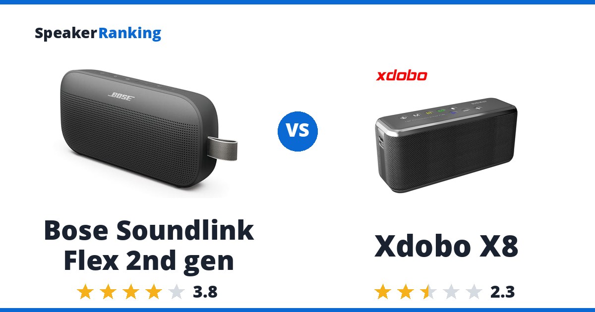 Bose Soundlink Flex 2nd gen vs Xdobo X8